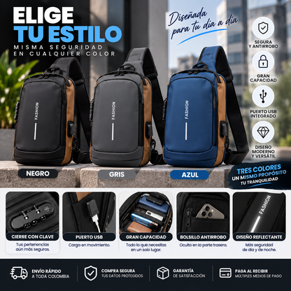 Canguro PREMIUM Antirobo con Clave: ENVÍO GRATIS