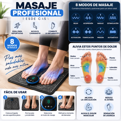 ¡COMBO!  Tapete Y Masajeador Mariposa 2En1: ENVÍO GRATIS
