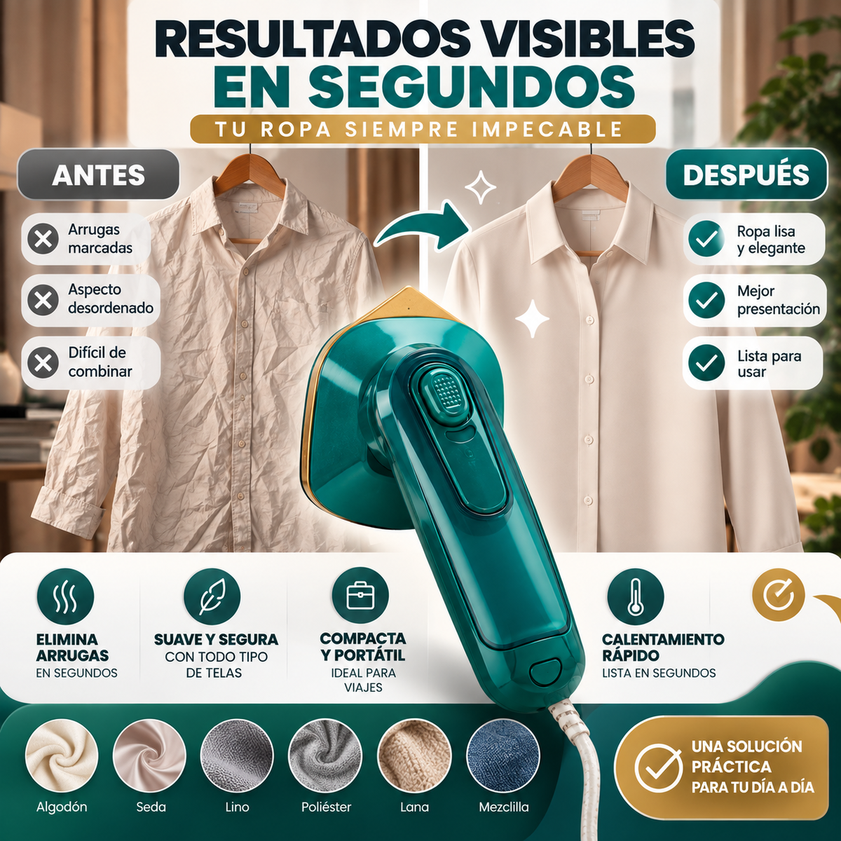 Mini plancha A VAPOR! + ENVÍO GRATIS