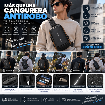 Canguro PREMIUM Antirobo con Clave: ENVÍO GRATIS